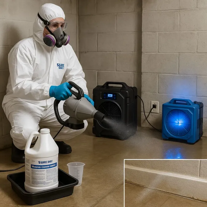 Sanitization and Odor Removal process in Cedar Lake, IN